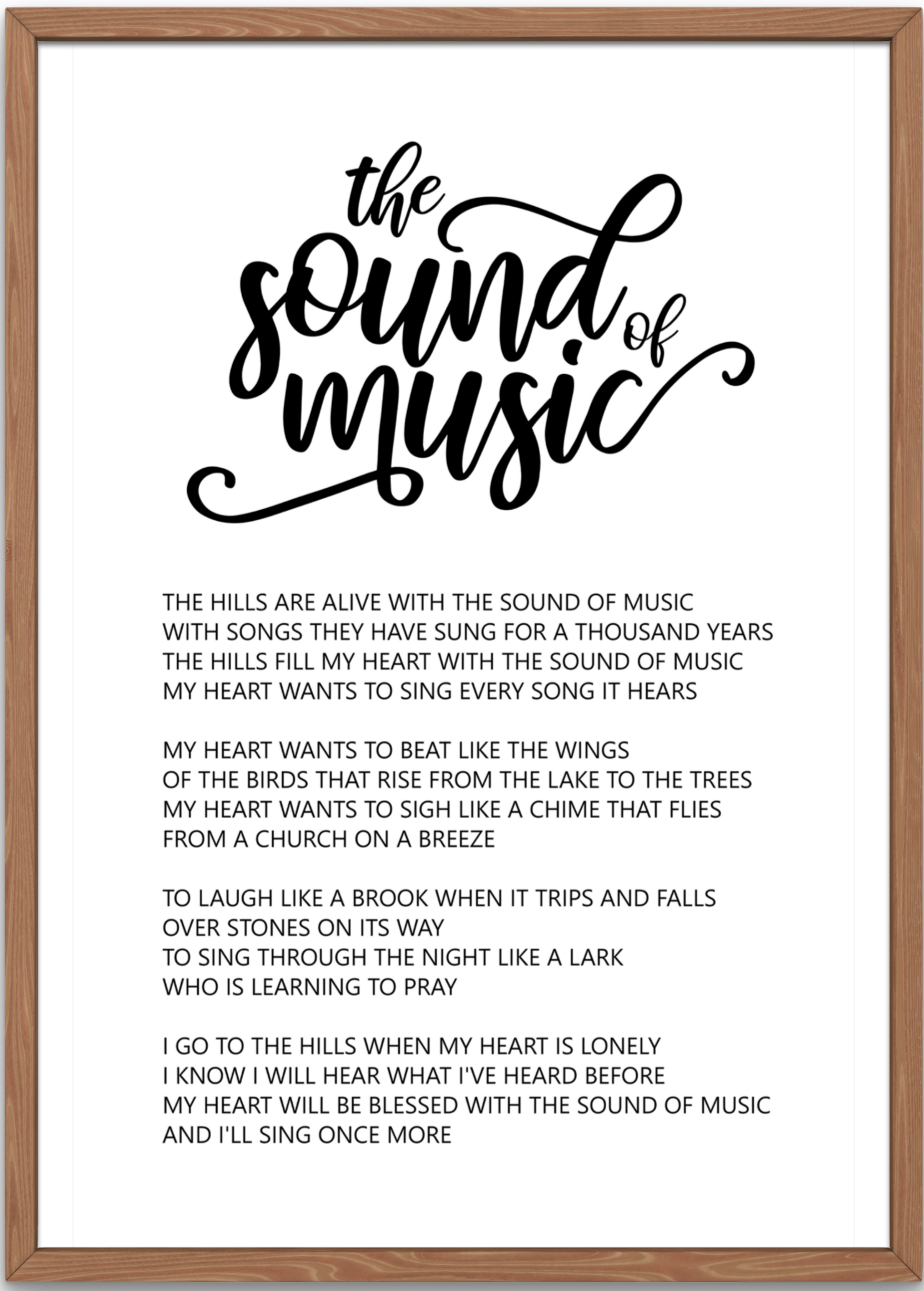 Songs and lyrics - sing with us like in The Sound of Music ♬♬