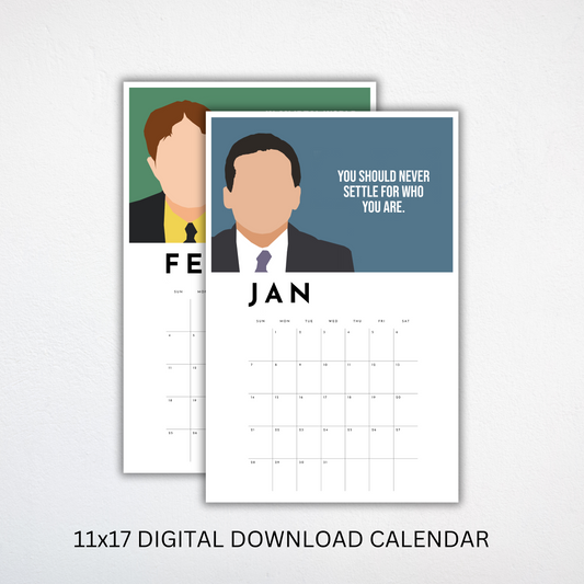 The Office Calendar | Printable 2024 Calendar with Quotes