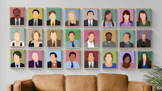 The Office Characters Poster Set