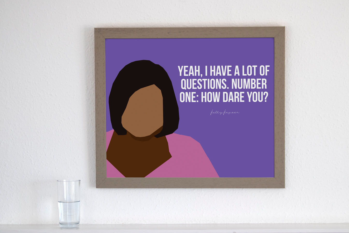 The Office Poster | Kelly Kapoor " How Dare You?"