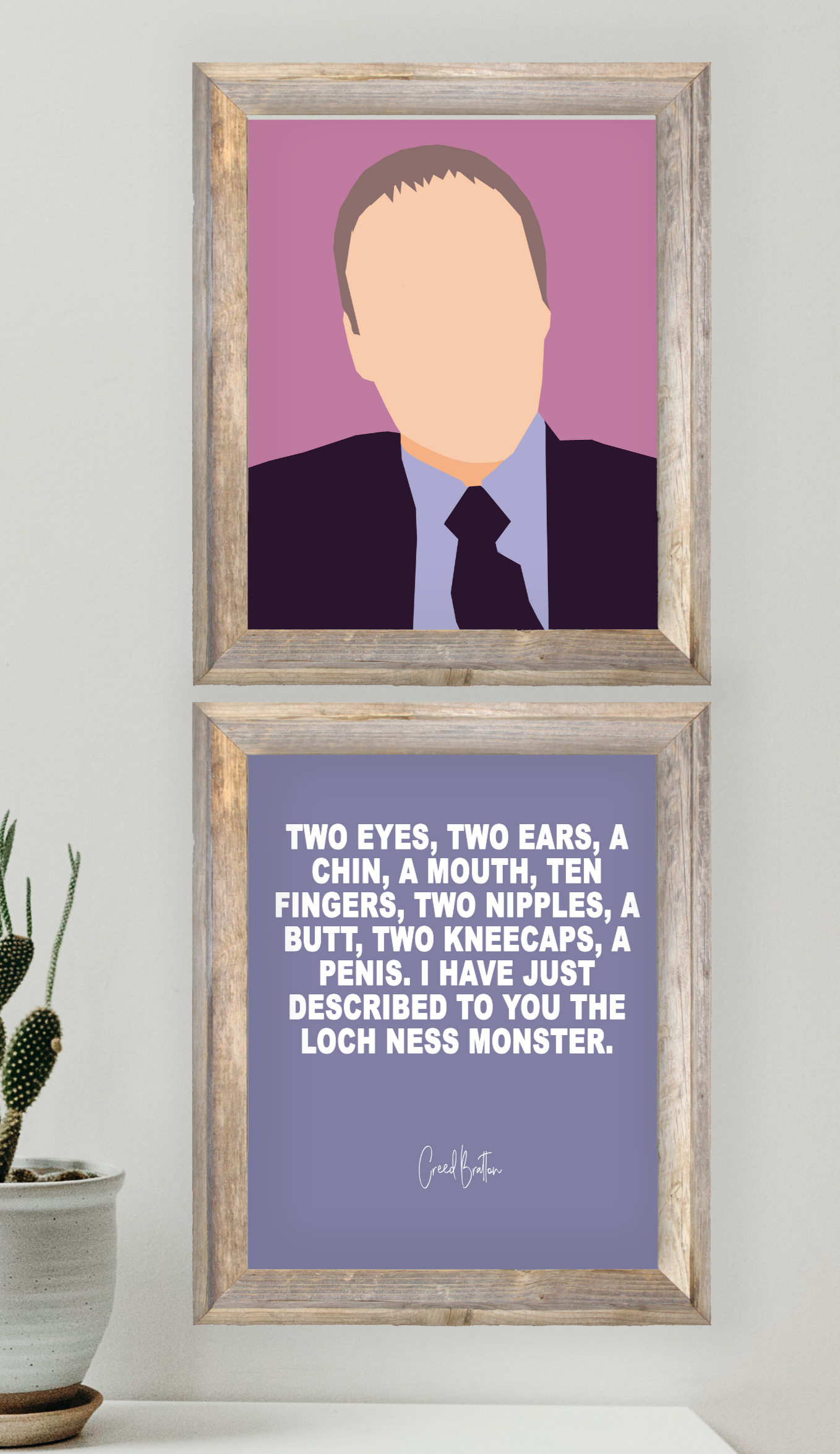 Creed Bratton - Loch Ness Monster quote from The Office