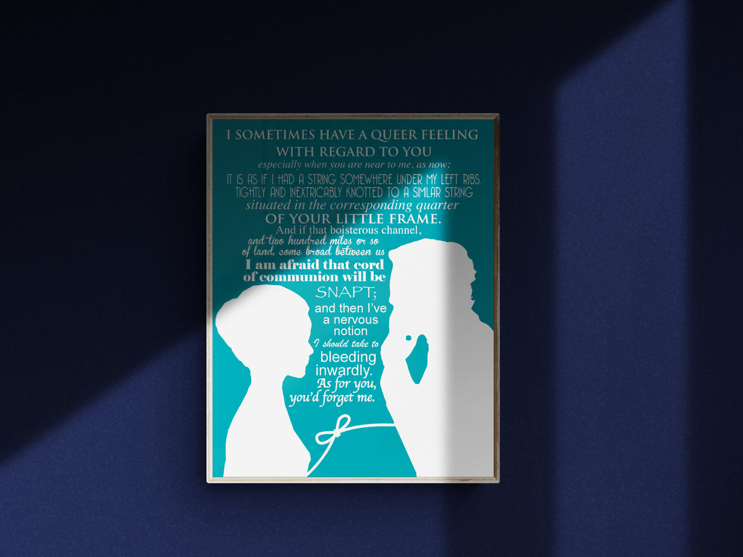 Jane Eyre and Mr. Rochester Art Print