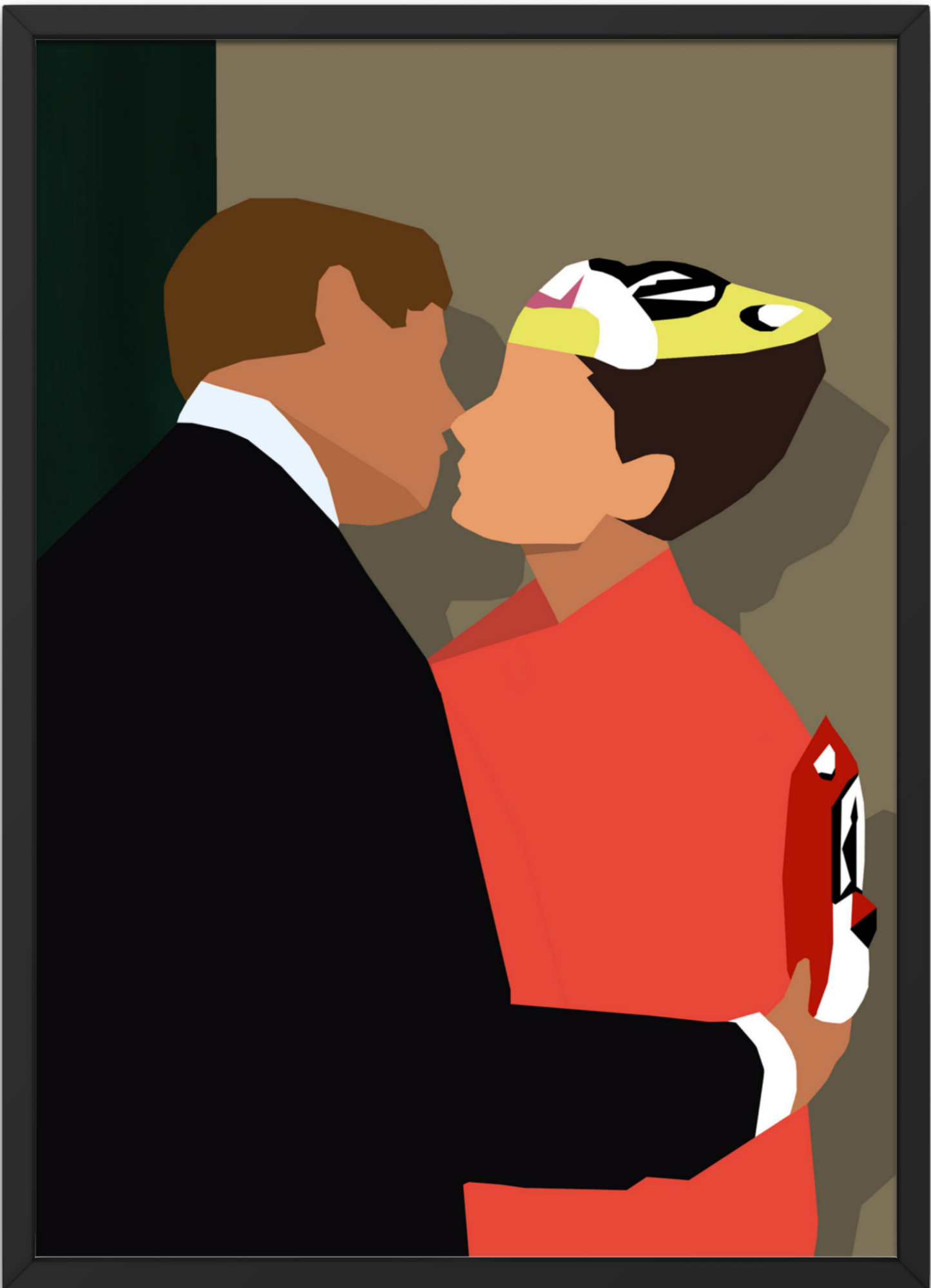 Breakfast at Tiffany's Poster | Holly Golightly and Paul Varjak Kiss