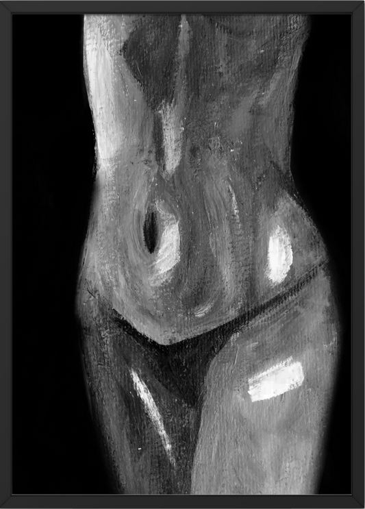 Nude Female Figure Poster