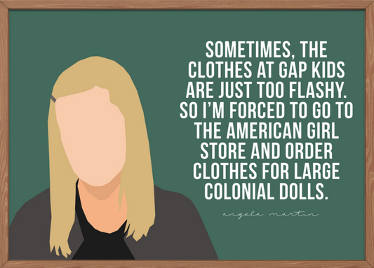 The Office Poster | Angela Martin - Gap Kids Quote