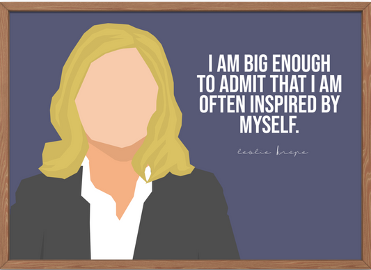 Parks and Recreation Poster - Leslie Knope Quote