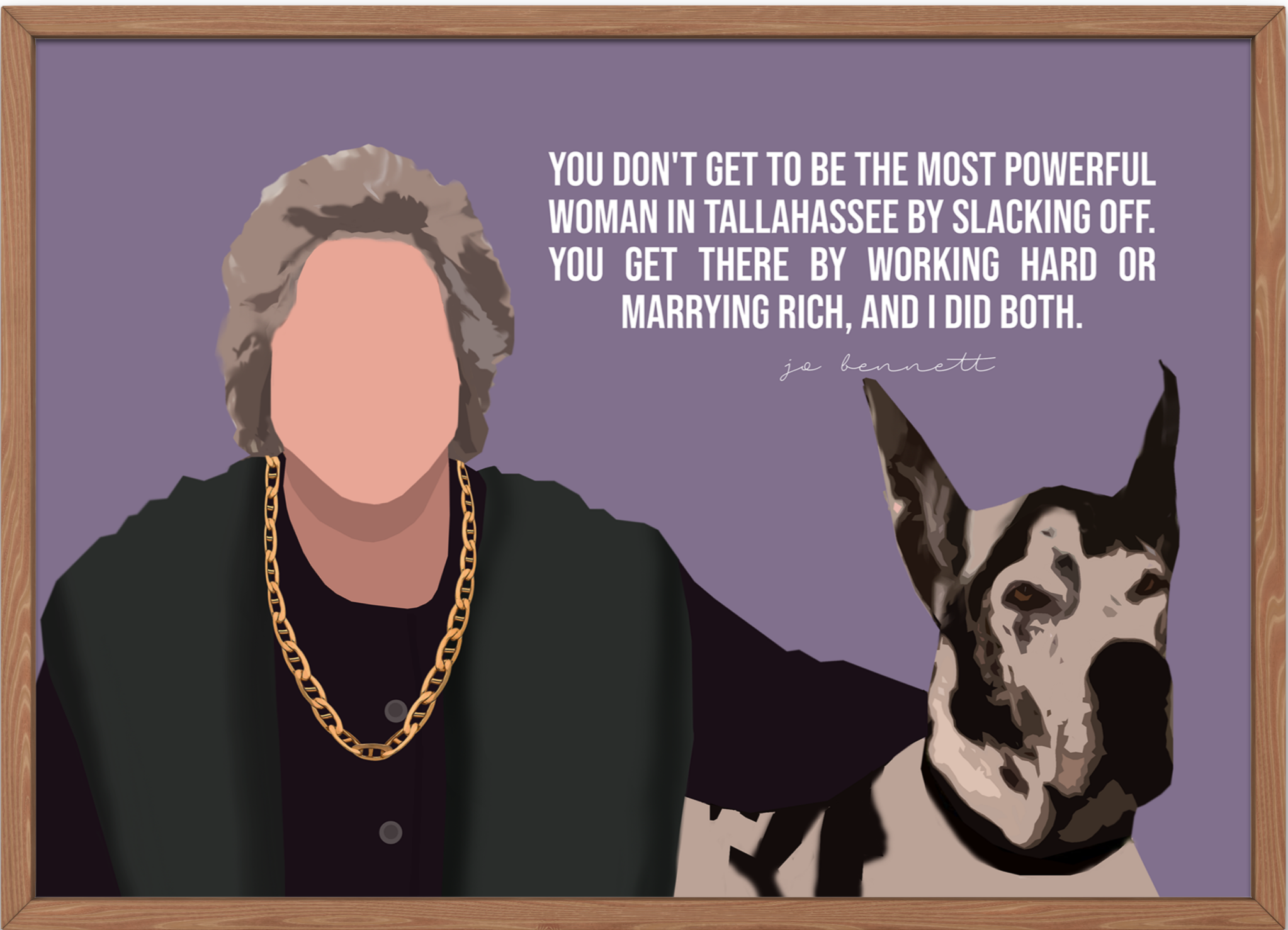 The Office Poster | Jo Bennett - Tallahassee Quote – Miranda L McNulty