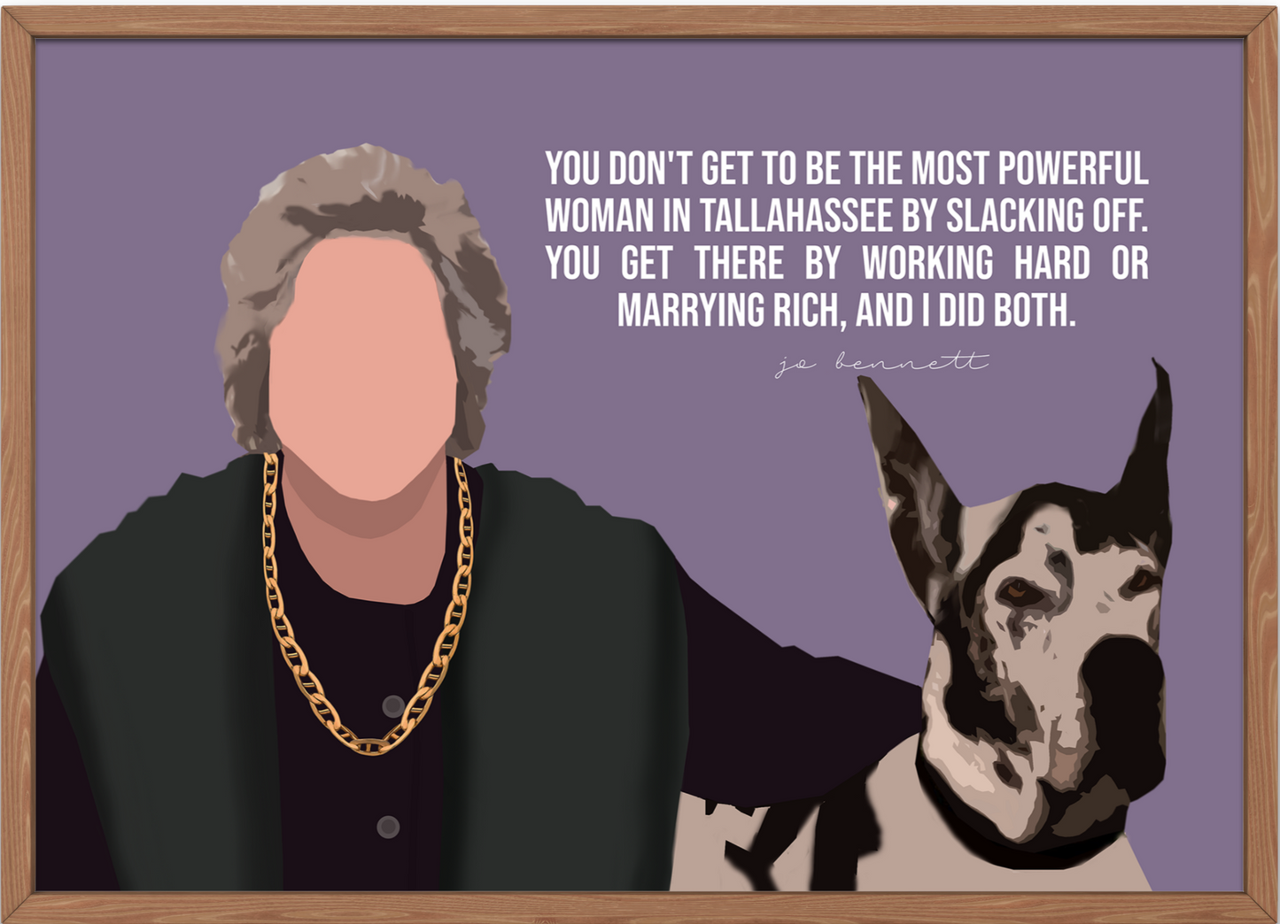 The Office Poster | Jo Bennett - Tallahassee Quote