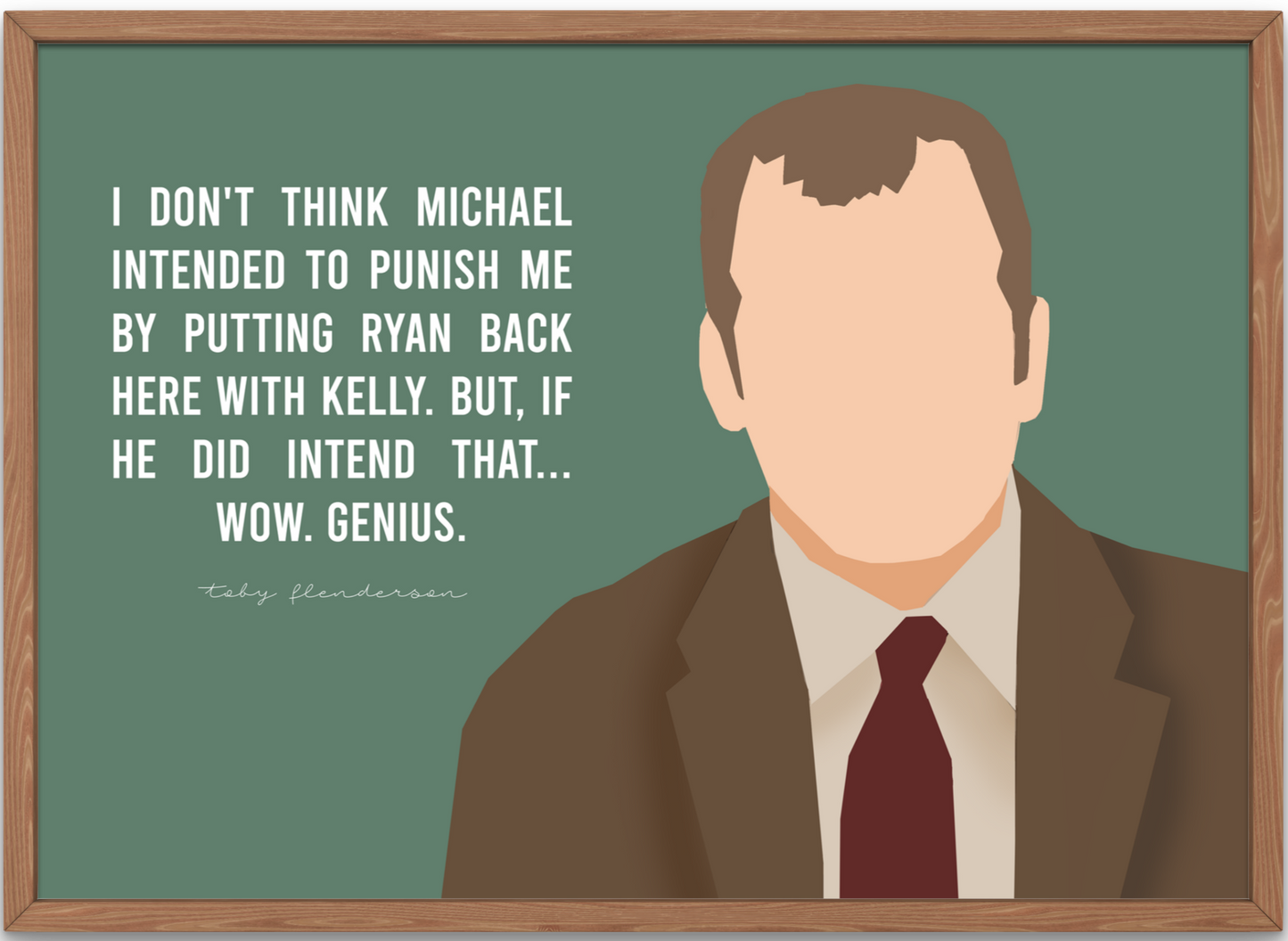 The Office Poster | Toby Flenderson Quote