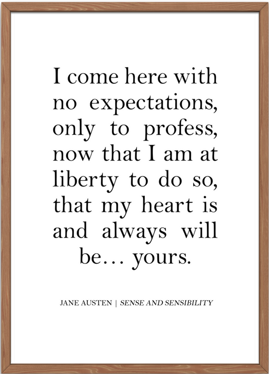 Sense and Sensibility - Jane Austen Novel | Edward Ferrars Quote