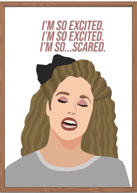 Saved by the Bell Poster | Jesse Spano - So Excited Quote