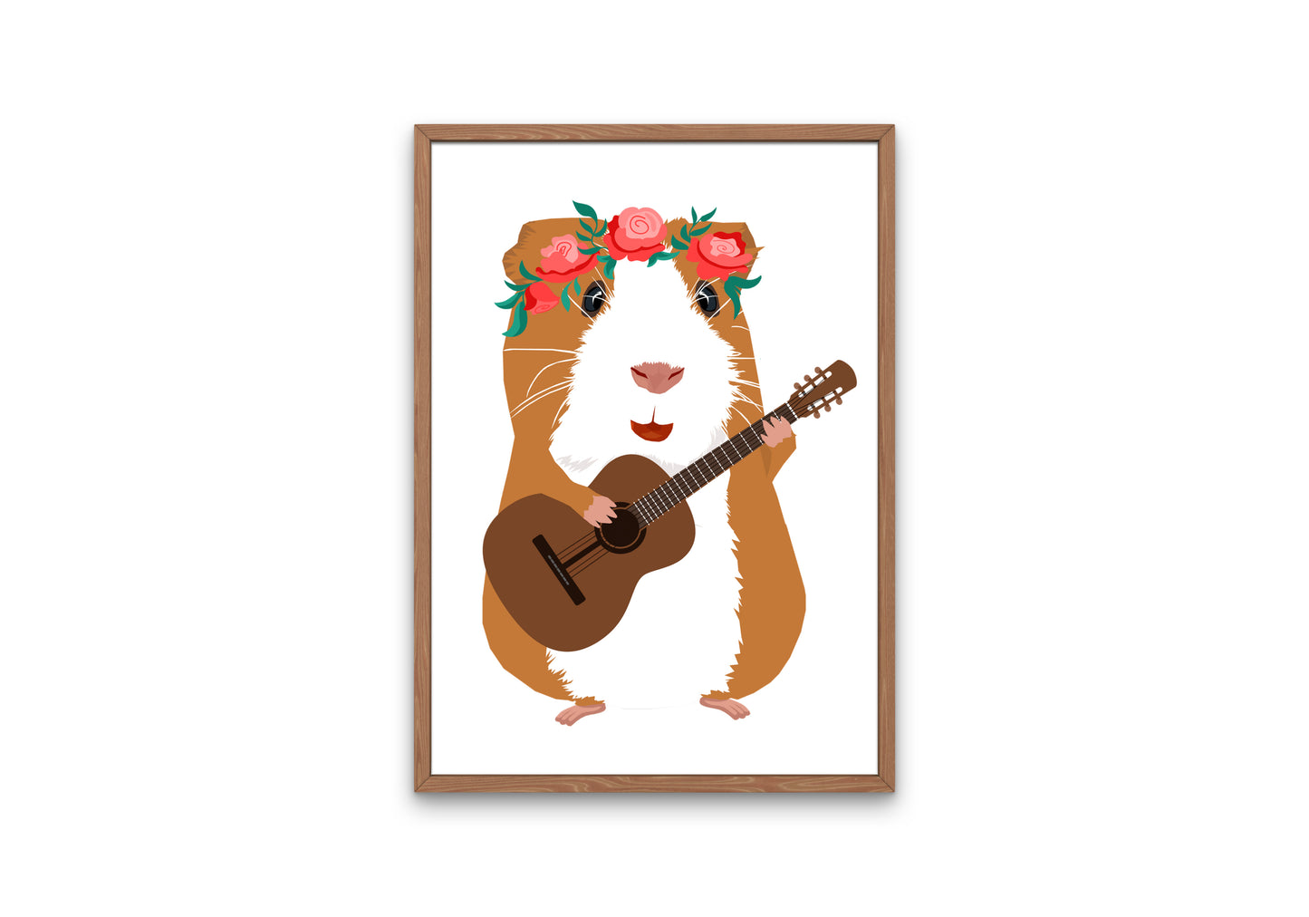 Guinea Pig Playing Guitar
