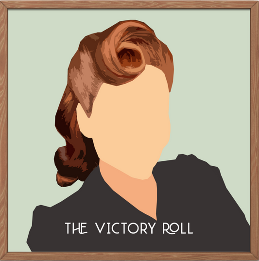 1940s Victory Rolls Hairstyle | Iconic Vintage Hairstyles Salon Art
