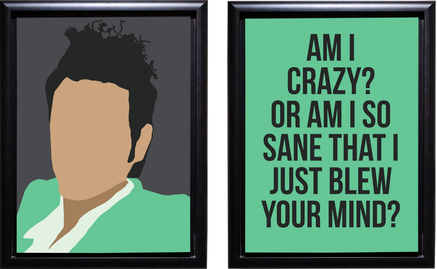 Seinfeld Poster | Cosmo Kramer Quote