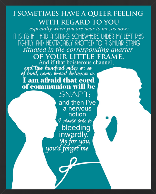 Jane Eyre and Mr. Rochester Art Print