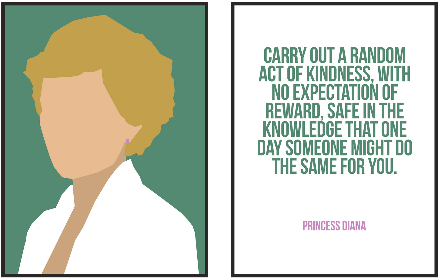 Princess Diana Posters | Kindness Quote