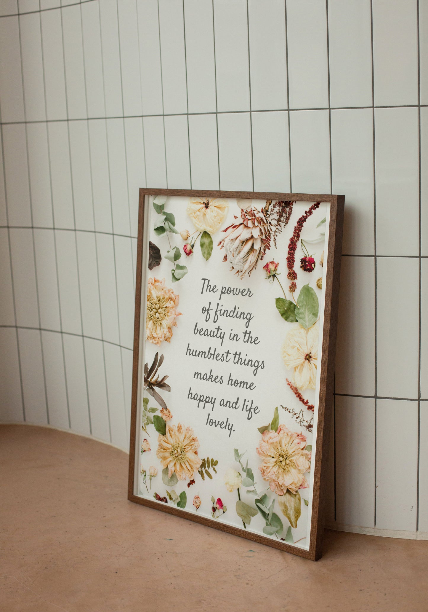 Little Women Quote | Louisa May Alcott Art Print - The power of finding beauty in the humblest things