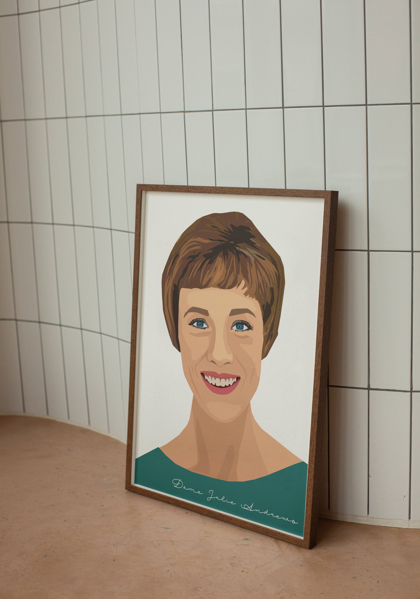 Dame Julie Andrews Art Print