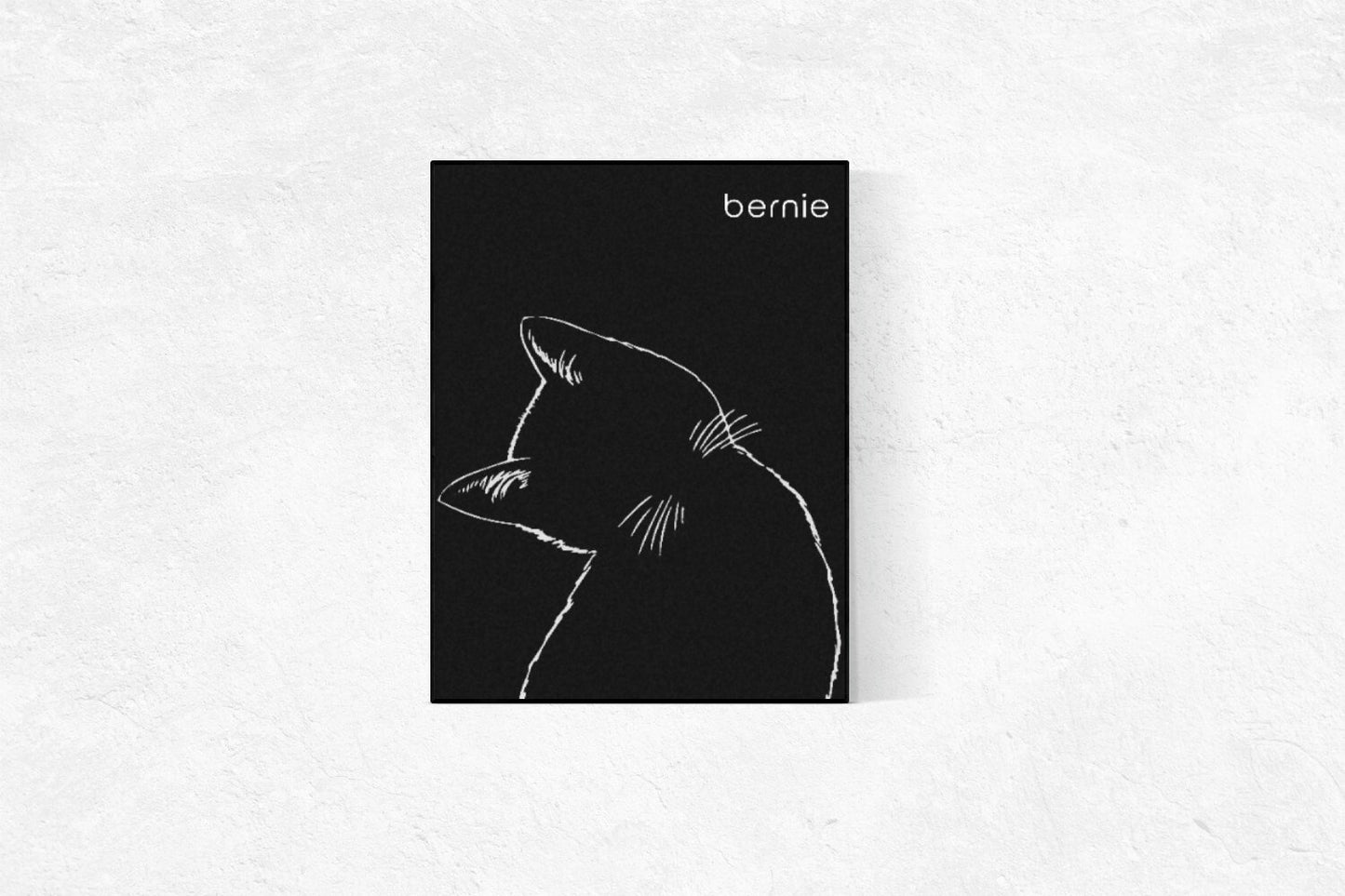 Personalized Cat Lover Art Poster