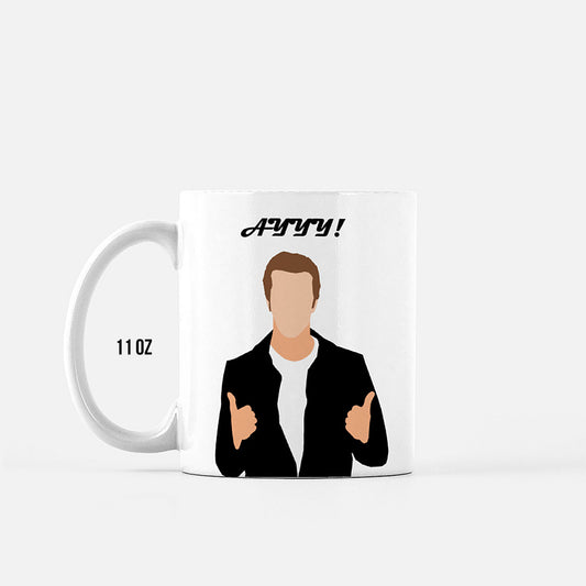 Fonzie from The Happy Days tv show mug fan gift