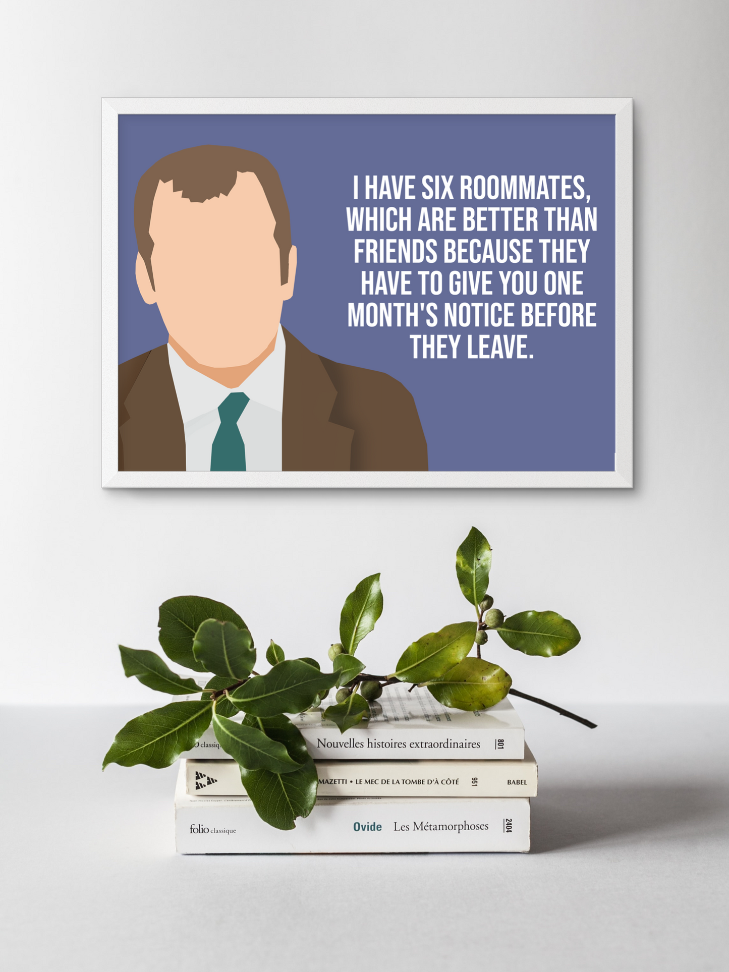 Toby Flenderson Art Print with Funny Quote