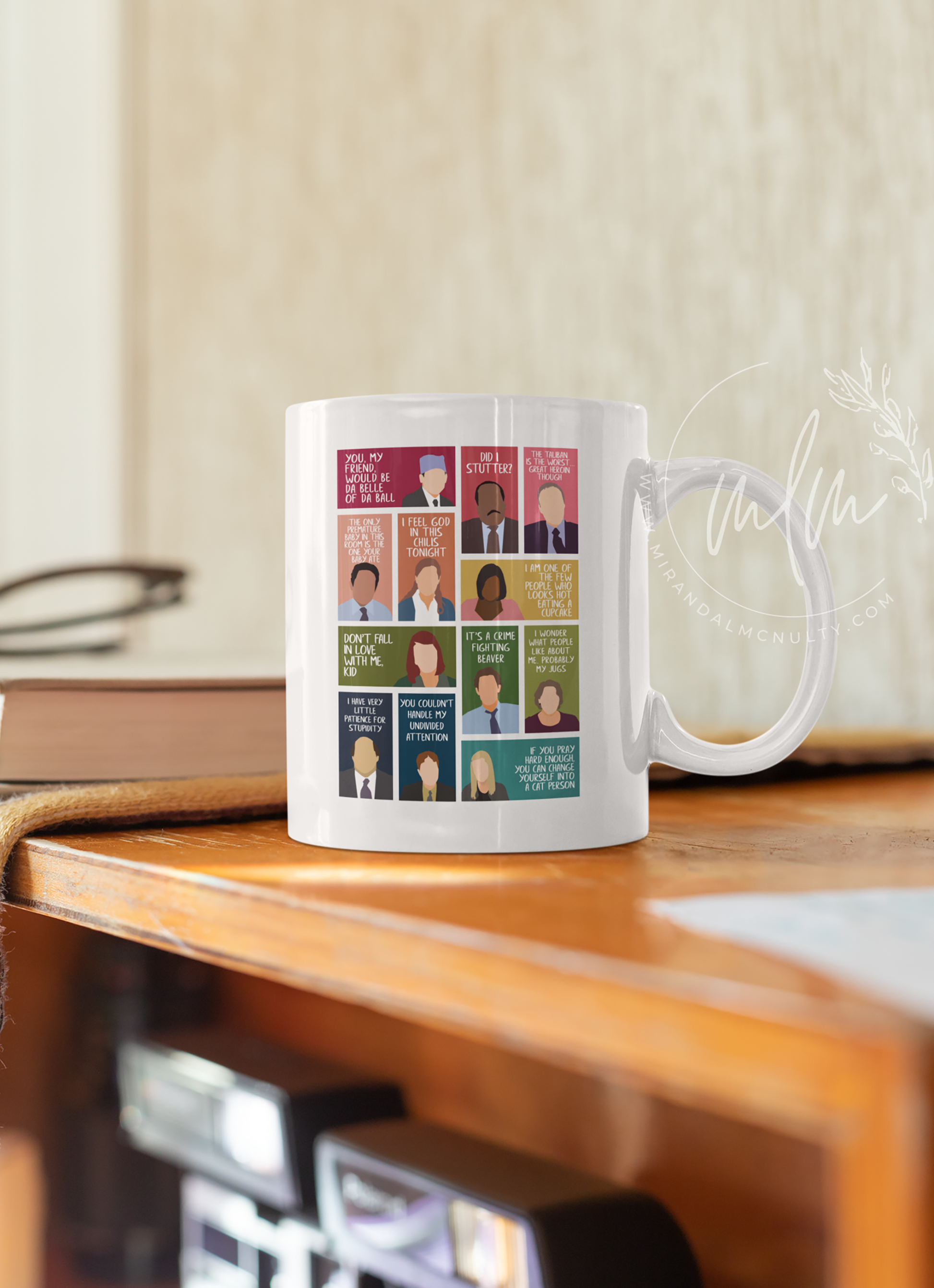 unique and funny mug inspired by the TV show, The Office