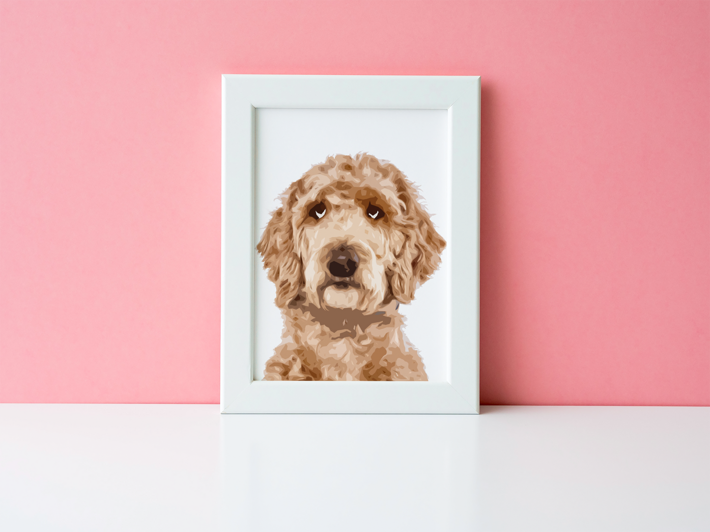 Goldendoodle Art Print | Groodle Dog Poster